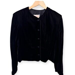 EUC Appleseed's Black Velvet Blazer